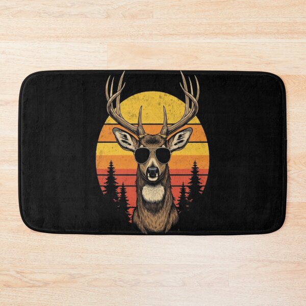 Item preview, Funny Sarcastic Vintage Retro 70s Groovy Deer Buck Sunglasses T-Shirt designed and sold by ElkasDesign.