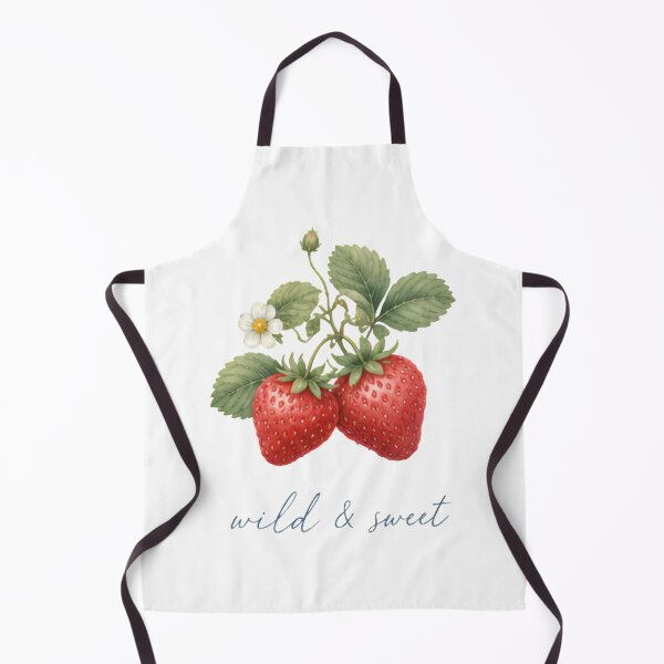 Item preview, Wild and Sweet Strawberry Botanical Cottagecore Illustration designed and sold by Backsay.