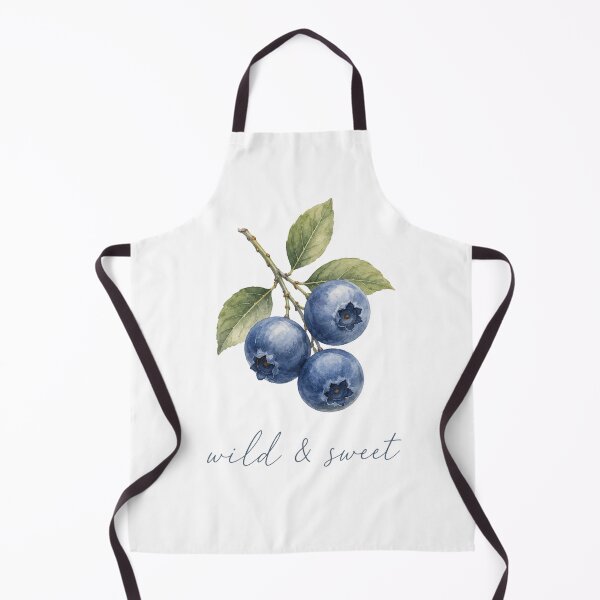 Item preview, Wild and Sweet Blueberry Botanical Watercolor Graphic designed and sold by Backsay.