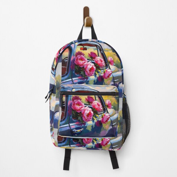Item preview, Peonies in the car window designed and sold by PrintLabStudio.
