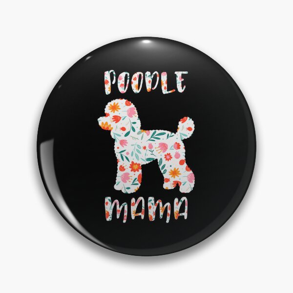Item preview, Poodle Mama Floral Dog Lover designed and sold by HandicraftArt.