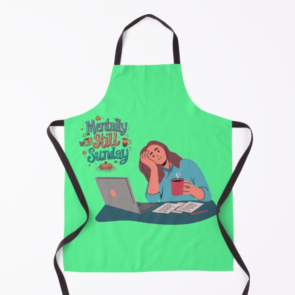 Item preview, Mentally Still Sunday Tired Office Worker Funny Quote Art designed and sold by Miheerala.