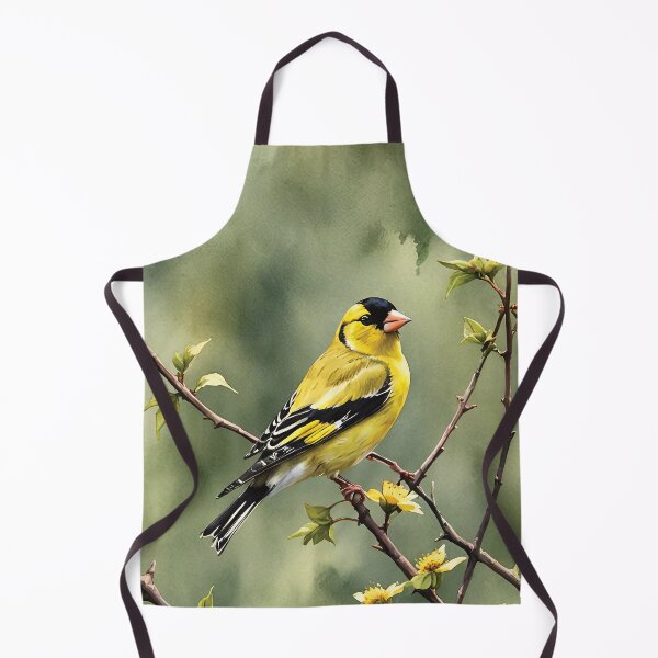 Item preview, American Goldfinch Watercolor Wildlife Bird Art designed and sold by MaverlyShop.