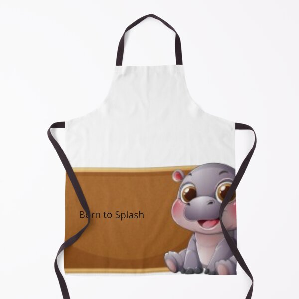 Item preview, Cute Baby Hippo Cartoon Illustration designed and sold by ZazuCo.