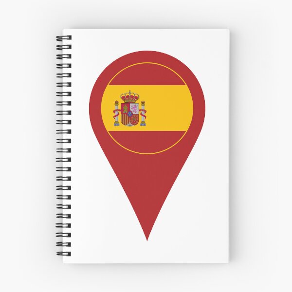 Item preview, Spain Flag Location Pin Map Marker | Spanish Destination GPS  designed and sold by NTGUILTY.