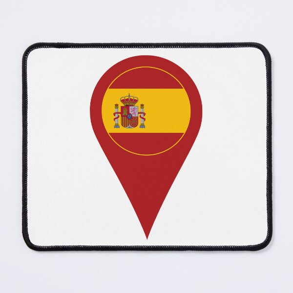 Item preview, Spain Flag Location Pin Map Marker | Spanish Destination GPS designed and sold by NTGUILTY.