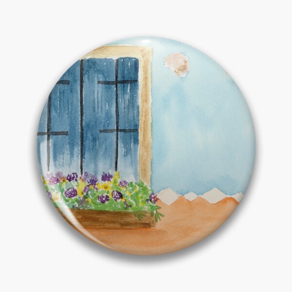 Item preview, Burano Window in Watercolor | Timeless Beauty of Italy designed and sold by daphsam.