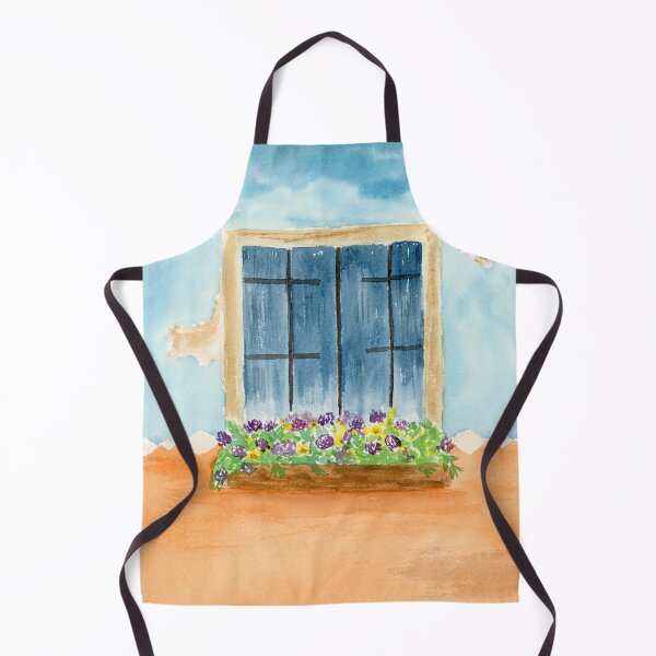 Item preview, Burano Window in Watercolor | Timeless Beauty of Italy designed and sold by daphsam.