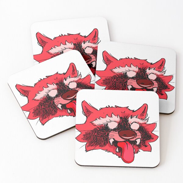 Item preview, Feral raccoon CODE RED designed and sold by dusty raccoon.
