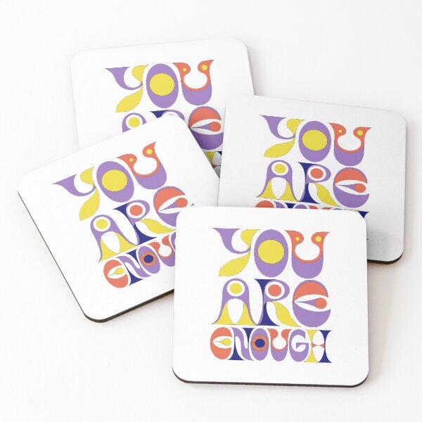 Item preview, Positive Affirmations in Calming Typography Design designed and sold by Inklyst.