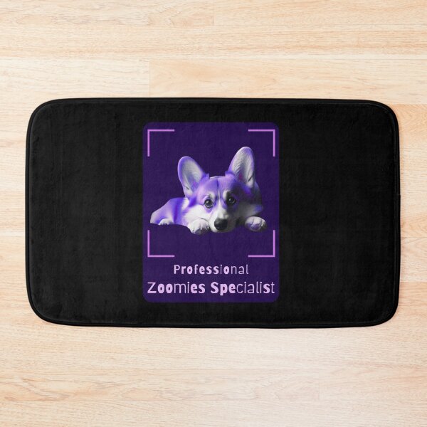 Item preview, Professional Zoomies Specialist - Funny Purple Corgi Dog Design designed and sold by PatykArt.