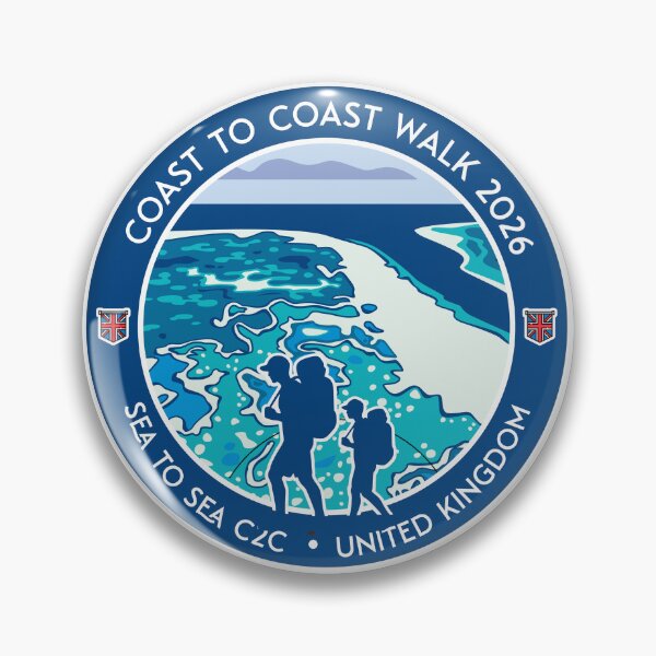 Item preview, Coast to coast  Walk England C2C -2026-Sticker, Shirt and more designed and sold by designkb.