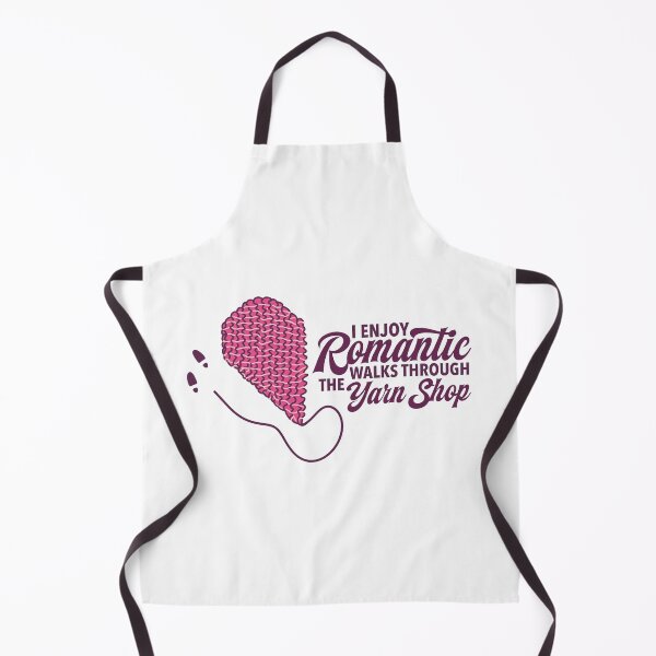 Item preview, I Enjoy Romantic Walks Through the Yarn Shop designed and sold by Steve's Sticker Shack.