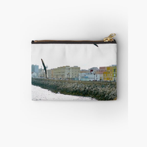 Item preview, Seagulls Over Cádiz Seafront | Coastal Spain Photography designed and sold by Tropical Blood.