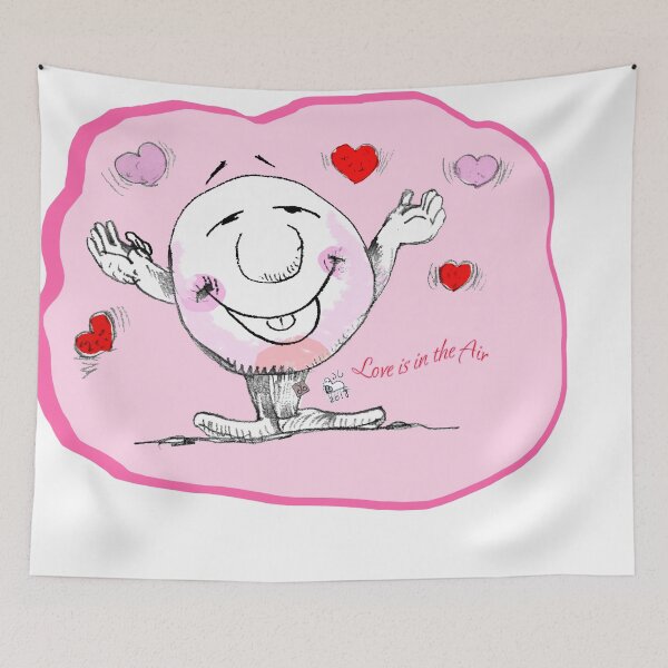 Item preview, Love Smiley - Love is in the Air (drawing by ACCI) designed and sold by VanyssaGraphics.