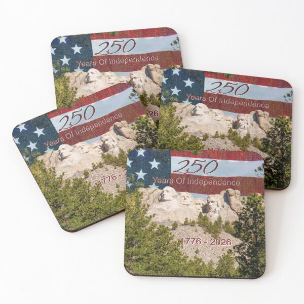 Item preview, Mount Rushmore Framed By Trees 250 Years designed and sold by mljdwhite.