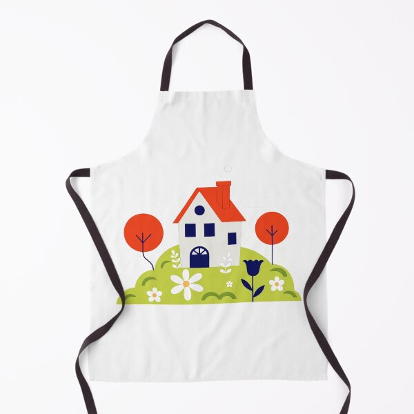 Item preview, Whimsical Cozy Cottage in Lush Countryside Illustration designed and sold by Inklyst.
