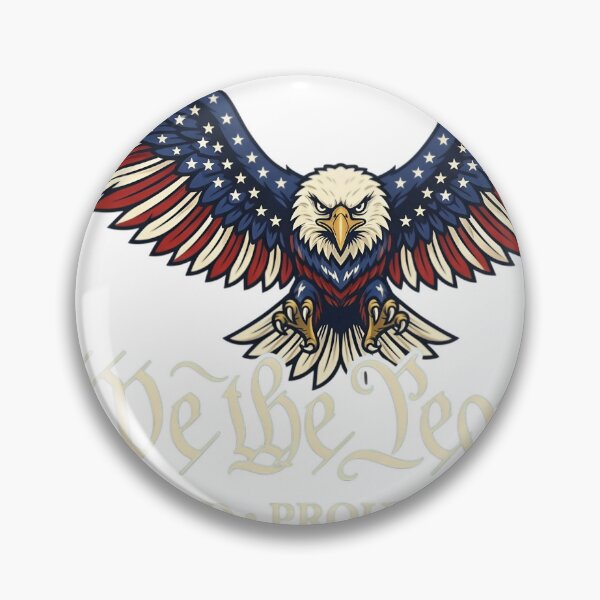 Item preview, We the People Bald Eagle American Flag Patriot designed and sold by JMDesignHub.
