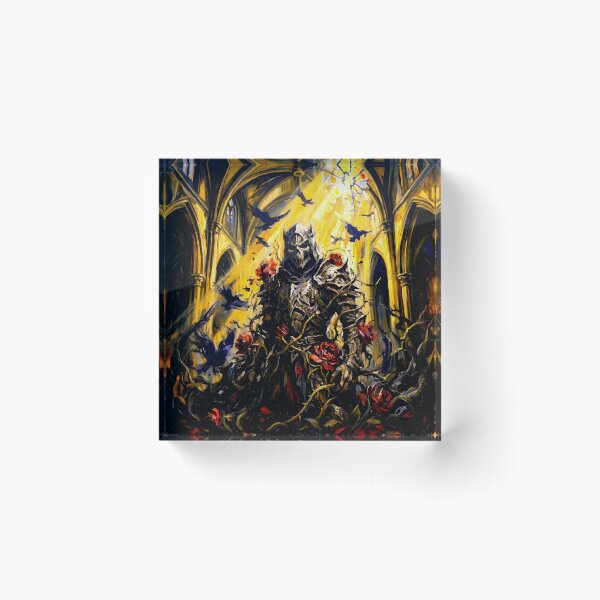 Item preview, Dark Gothic Art &amp; Fine Art Prints (1:1 Square Posters) designed and sold by Cyber-ART-Studio.