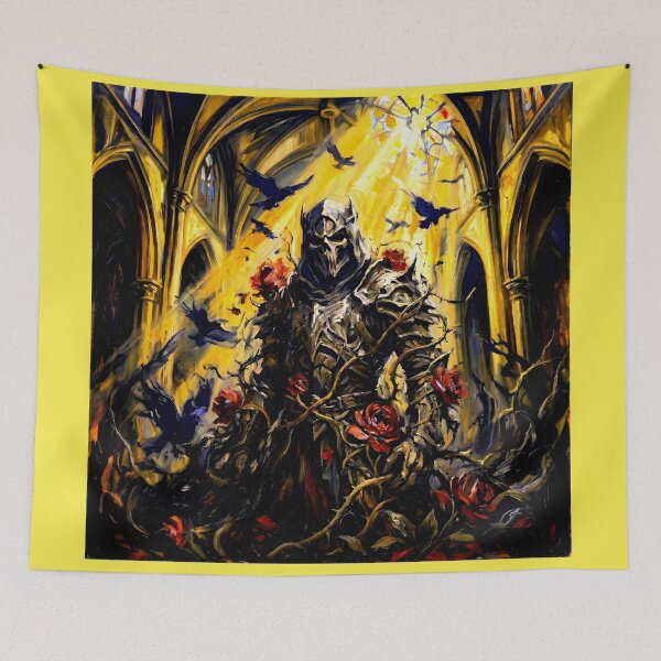 Item preview, Dark Gothic Art &amp; Fine Art Prints (1:1 Square Posters) designed and sold by Cyber-ART-Studio.
