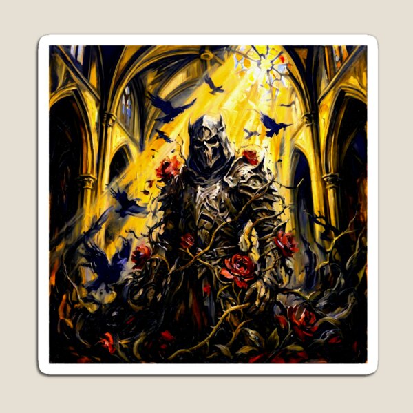 Item preview, Dark Gothic Art &amp; Fine Art Prints (1:1 Square Posters) designed and sold by Cyber-ART-Studio.