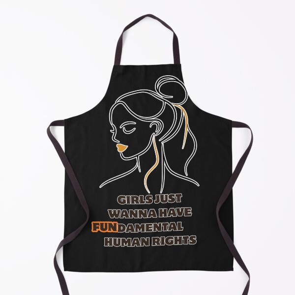 Item preview, Girls Just Wanna Have Fundamental Human Rights Feminist Line Art Woman designed and sold by SoftAuraStudi0.