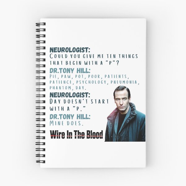 Item preview, Wire In The Blood - Dr. Tony Hill designed and sold by LoveSomethingDifferent.