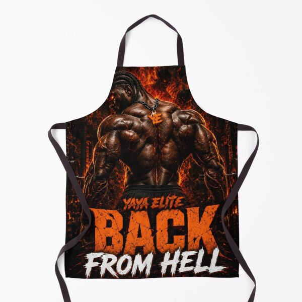 Item preview, BACK FROM HELL – YAYA ELITE Dark Gym Motivation Design designed and sold by YAYA ELITE STREETWEAR.