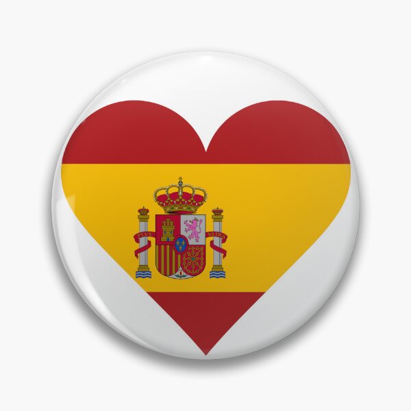 Item preview, Spain Heart Flag | I Love Spain Patriotic Symbol designed and sold by NTGUILTY.