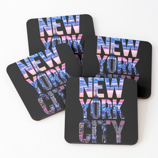 Item preview, Retro New York City Skyline Typography Aesthetic designed and sold by Core design hub .