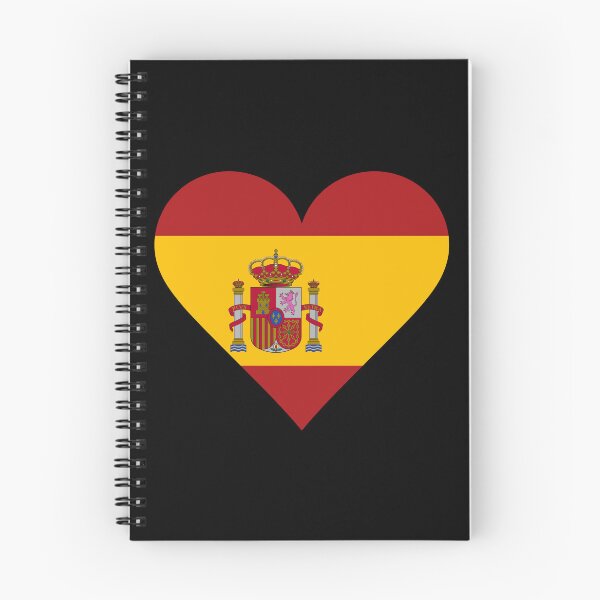 Artikelvorschau, Spanien-Herzflagge | Patriotisches Symbol „Ich liebe Spanien“ entworfen und verkauft von NTGUILTY.