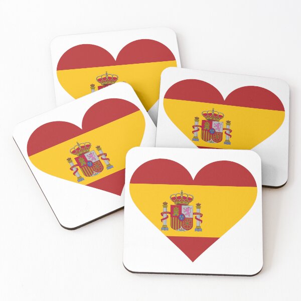 Item preview, Spain Heart Flag | I Love Spain Patriotic Symbol designed and sold by NTGUILTY.
