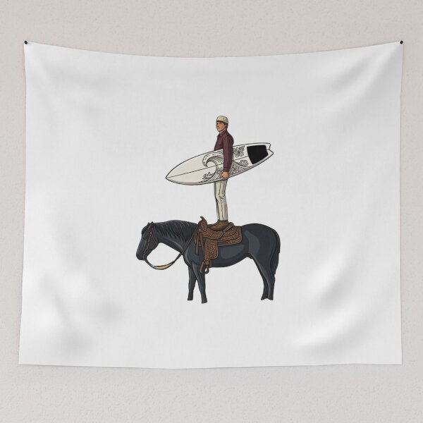 Item preview, Sea Lover Surfer Riding Horse Funny Beach Lifestyle designed and sold by shoppypod.