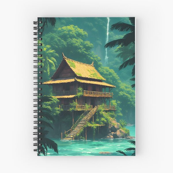 Item preview, Hidden Rumah in the Rainforest designed and sold by ZenGrooves.