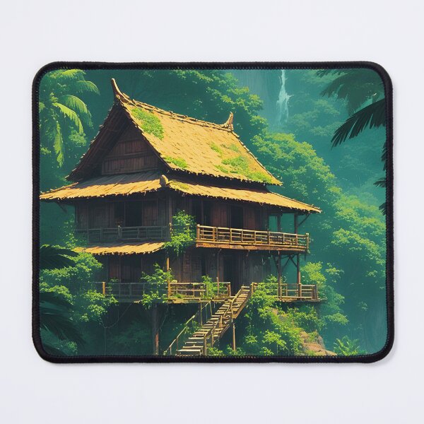 Item preview, Hidden Rumah in the Rainforest designed and sold by ZenGrooves.