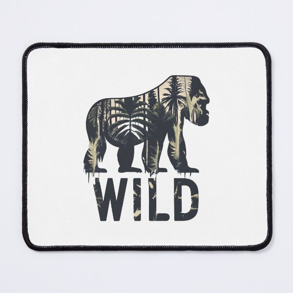 Item preview, Wild Gorilla Jungle Double Exposure Silhouette designed and sold by Shopeon Designs.