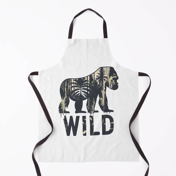 Item preview, Wild Gorilla Jungle Double Exposure Silhouette designed and sold by Shopeon Designs.