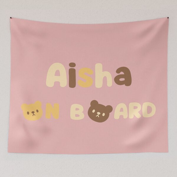 Item preview, Baby Aisha On Board designed and sold by Digit-by-C.