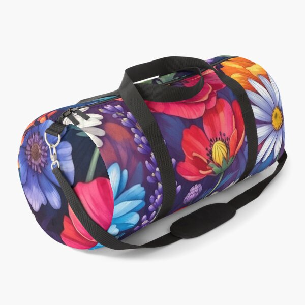Item preview, Vivid Colorful Dense Floral Pattern designed and sold by IntelliMindDesigns.