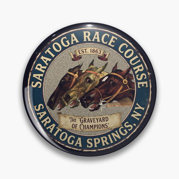 Item preview, Saratoga Race Course The"Graveyard of Champions" Est 1863 horse racing design  designed and sold by Ginny Luttrell.