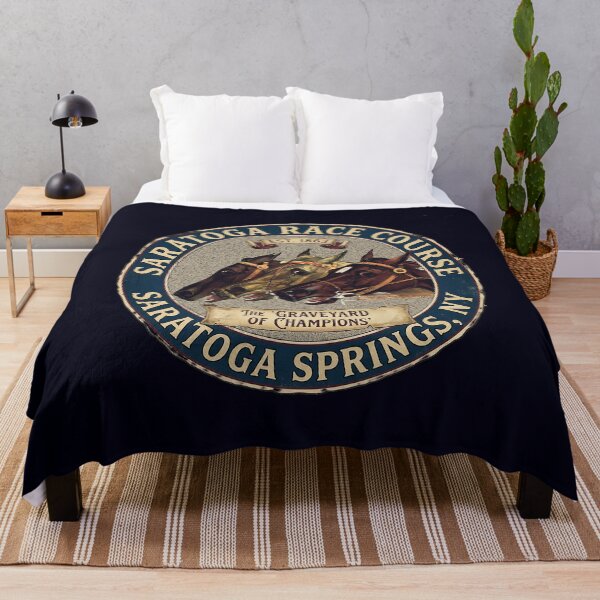 Item preview, Saratoga Race Course The"Graveyard of Champions" Est 1863 horse racing design designed and sold by Ginny Luttrell.