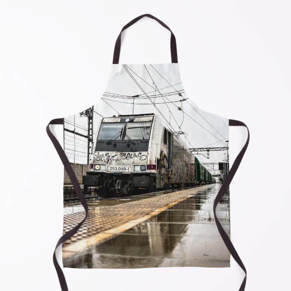 Item preview, Freight Train in the Rain | Urban Railway Photography designed and sold by Tropical Blood.