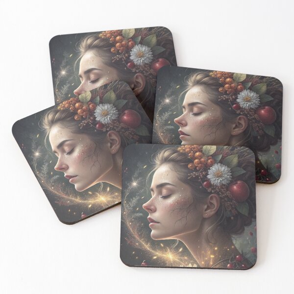 Item preview, Beautiful Woman with Flowers designed and sold by PAULINE.LUMINA.