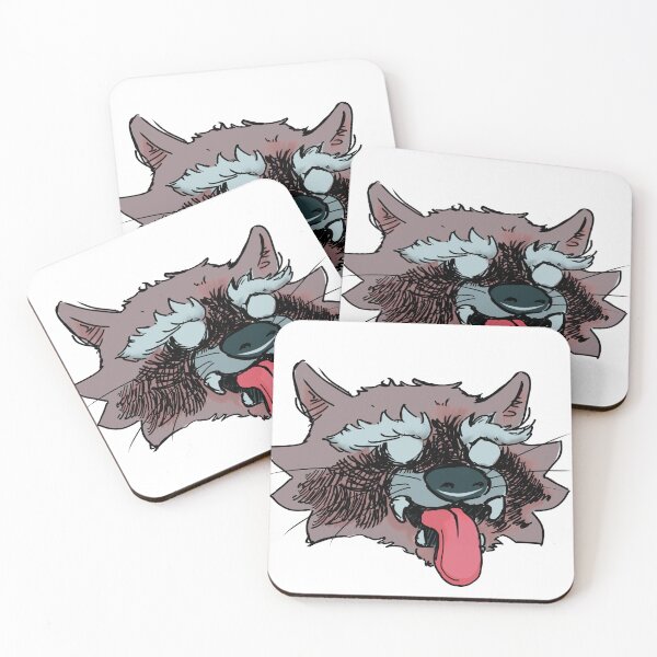 Item preview,  Feral raccoon latte designed and sold by dusty raccoon.