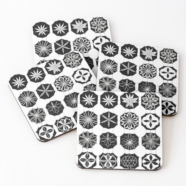 Artikelvorschau, Japanese Asanoha Hemp Leaf Pattern - Traditional Wagara Design entworfen und verkauft von KS-PopArtJapan.