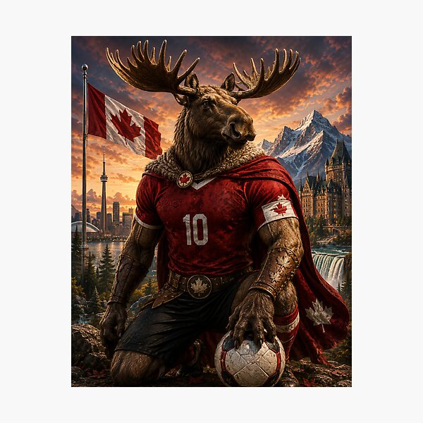 Item preview, Canada Moose Warrior | Canadian National Team Football Fan Art Phone Case designed and sold by Adham2001.