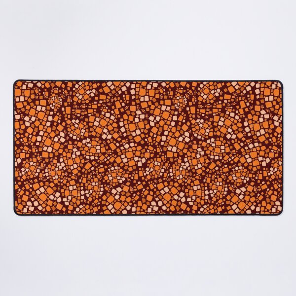 Item preview, Autumn Mosaic Flow - Warm Geometric Seamless Pattern designed and sold by PatykArt.