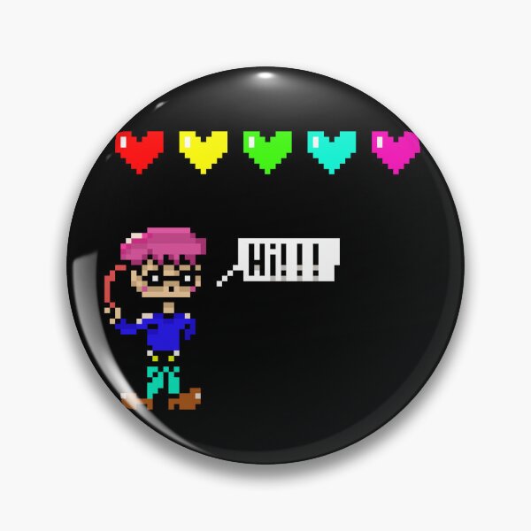 Item preview, Cute Pixel Art Gamer Boy Saying Hi Retro RPG Hearts designed and sold by RetroRlx.