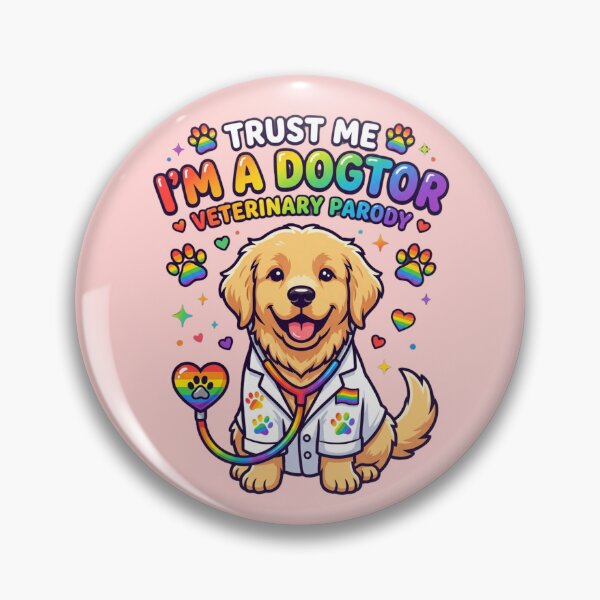 Item preview, Trust Me I'm A Dogtor Funny Pride Month Dog Lover Rainbow Veterinarian Humor Gift For Dog Mom Dog Dad LGBTQ Ally designed and sold by Im-Ara.
