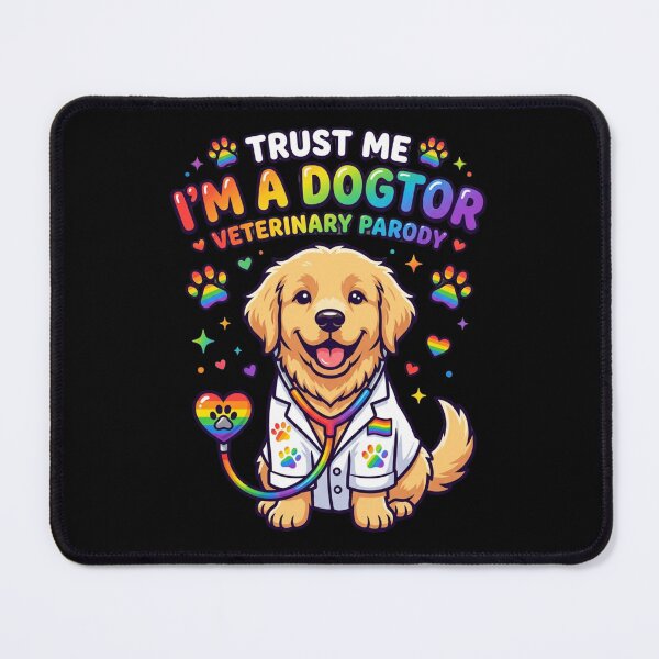 Item preview, Trust Me I'm A Dogtor Funny Pride Month Dog Lover Rainbow Veterinarian Humor Gift For Dog Mom Dog Dad LGBTQ Ally designed and sold by Im-Ara.